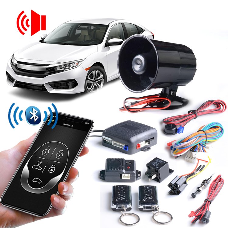 Car Alarm Security System BT Smart Phone APP Remote Control Car Alarm System
